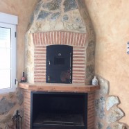 Chimenea rústica