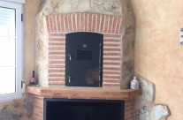Chimenea rústica